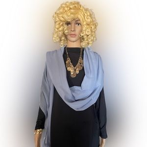 Black Mini with Long Sleeves and Sexy Back Women’s XL